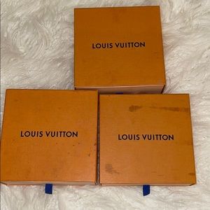 3 LOUIS VUITTON ACCESSORY BOXES